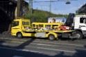 LKW blieb unter Bruecke haengen Koeln Deutz Opladenerstr Deutz Muelheimerstr P169